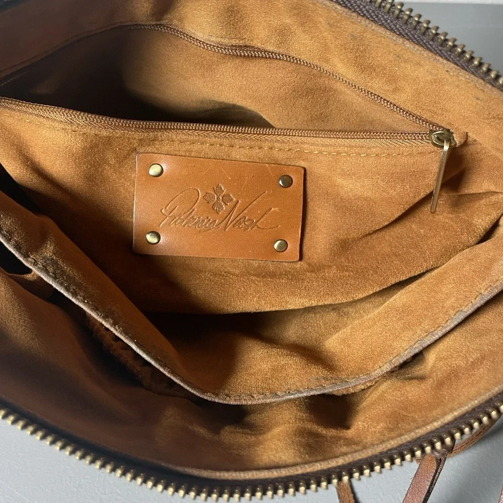 Vintage Patricia‎ Nash Women's Tan Leather Tassel Bag